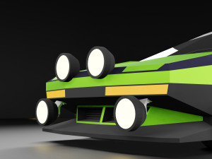 Rally Car 3D Model