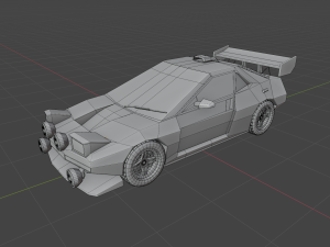 Rally Car 3D Model
