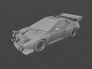 Rally Car 3D Model