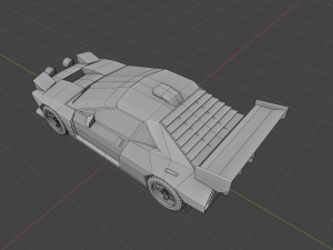 Rally Car 3D Model