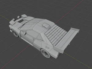 Rally Car 3D Model