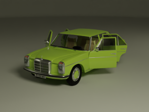 Mercedes 230 1974 3D Model