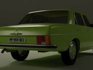 Mercedes 230 1974 3D Model