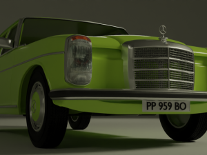 Mercedes 230 1974 3D Model