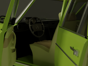 Mercedes 230 1974 3D Model