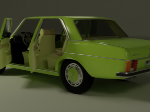 Mercedes 230 1974 3D Model