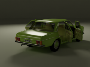Mercedes 230 1974 3D Model