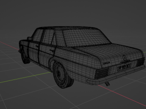 Mercedes 230 1974 3D Model