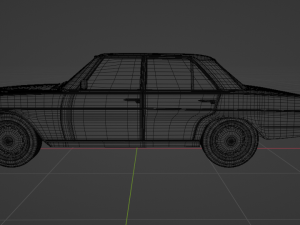 Mercedes 230 1974 3D Model