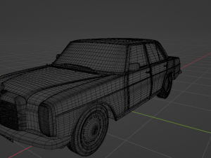 Mercedes 230 1974 3D Model
