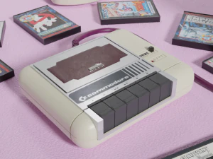 Commodore 64 c new model complete scene 3D Model