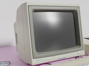 Commodore 64 c new model complete scene 3D-Modell