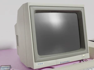 Commodore 64 c new model complete scene 3D Model