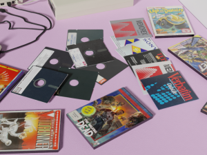 Commodore 64 c new model complete scene 3D-Modell