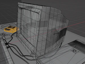 Commodore 64 c new model complete scene 3D Model