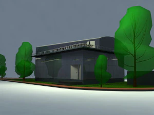 CAM EV CAF&Eacute; 3D Model