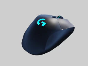 로지텍 게이밍 마우스 3D 모델