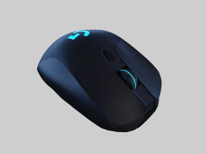 로지텍 게이밍 마우스 3D 모델