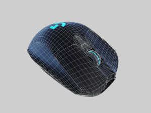 로지텍 게이밍 마우스 3D 모델