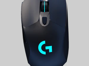 로지텍 게이밍 마우스 3D 모델