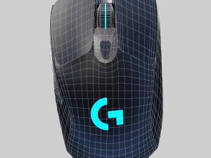 로지텍 게이밍 마우스 3D 모델