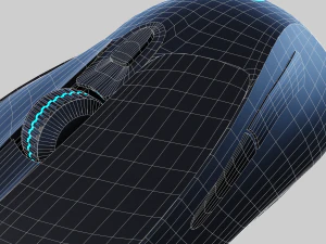 로지텍 게이밍 마우스 3D 모델
