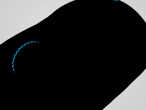 로지텍 게이밍 마우스 3D 모델