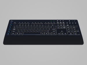 Logitech Gaming Keyboard 3D Model
