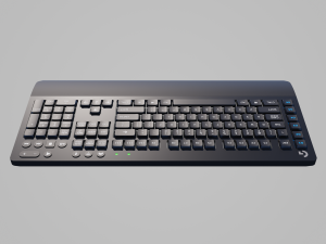 Logitech Gaming Keyboard 3D Model