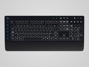 Logitech Gaming Keyboard 3D Model