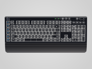 Logitech Gaming Keyboard 3D Model