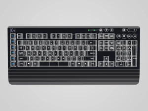 Teclado para jogos Logitech Modelo 3D