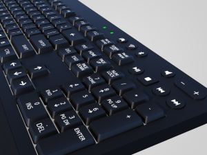 Logitech Gaming Keyboard 3D Model