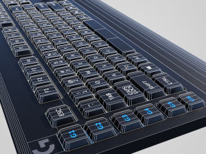 Logitech Gaming Keyboard 3D Model