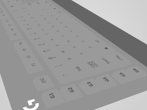 Logitech Gaming Keyboard 3D Model