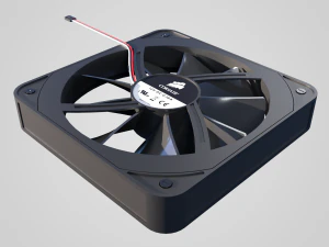 PC Fan Corsair Gaming 3D Model