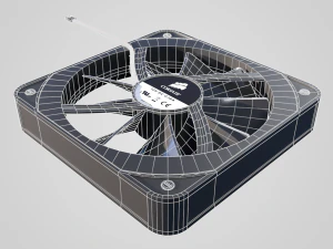 PC Fan Corsair Gaming 3D Model