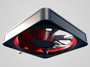 PC Fan Corsair Gaming 3D Model