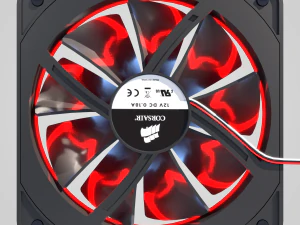 PC Fan Corsair Gaming 3D Model