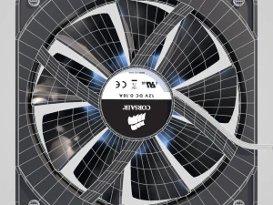 PC Fan Corsair Gaming 3D Model