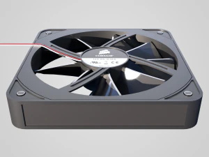 PC Fan Corsair Gaming 3D Model