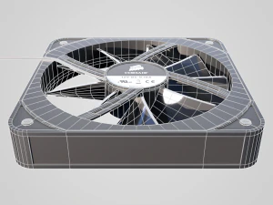PC Fan Corsair Gaming 3D Model