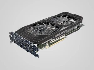 GPU Nvidia RTX 2060 3D Model