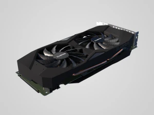 GPU Nvidia RTX 2060 3D Model