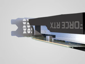 GPU Nvidia RTX 2060 3D Model