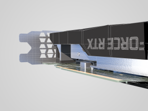 GPU Nvidia RTX 2060 3D Модель