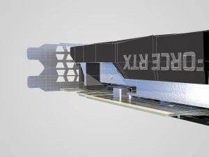 GPU Nvidia RTX 2060 3D Model