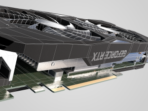 GPU Nvidia RTX 2060 3D Модель