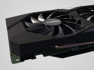 GPU Nvidia RTX 2060 3D Модель