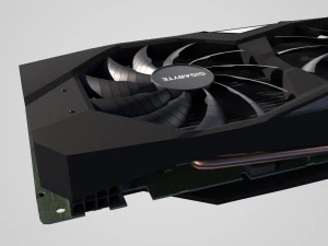 GPU Nvidia RTX 2060 3D Model